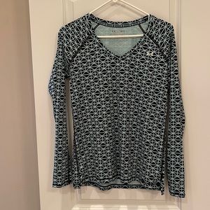 Under Armour black and blue top